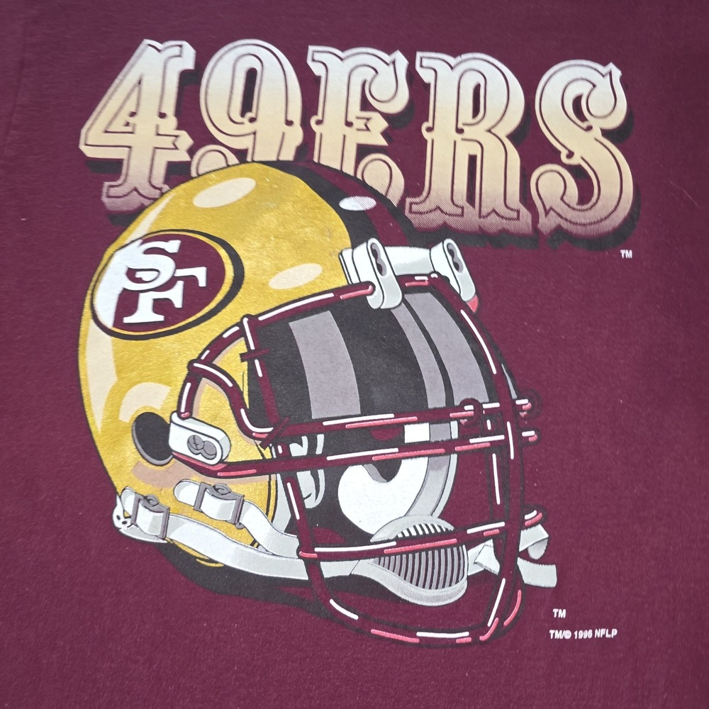San Francisco 49ers SF Vintage 1996 Graphic T-shirt Mens Size Large NFL